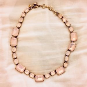 SALE ✨J. Crew Pink Jeweled Statement Necklace